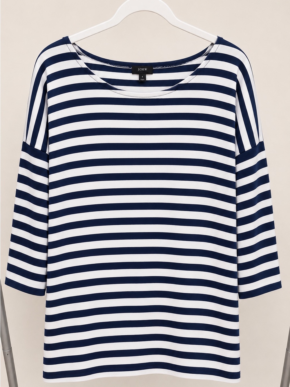 J.Crew Striped Navy and White Dress